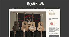 Desktop Screenshot of jjguitar.dk